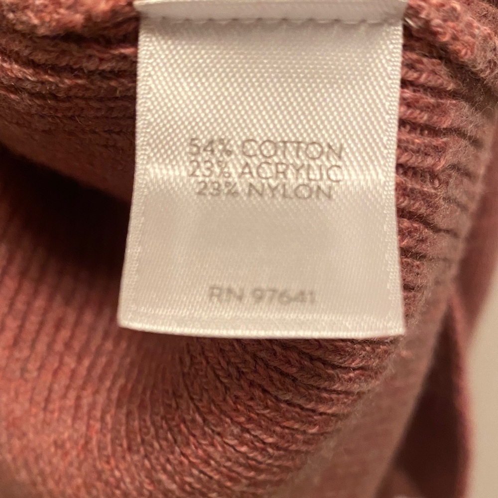 J. Jill Dusty Rose Cowl Neck Sweater Tunic - Picture 4 of 4